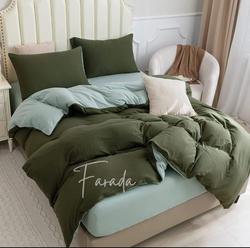 (WIDANI STORE) SET SPREI AESTHETIC KOREA MINIMALIS POLOS CAMPUR WARNA BANTAL GULING