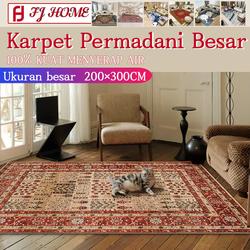 [200x300cm] BELI LOKAL TERBARU Karpet Ruangan Permadani Bahan Polyester Glossy Elegan & Mewah