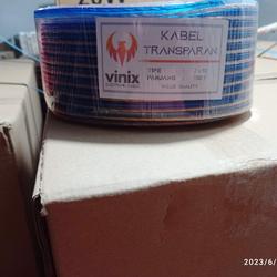 kabel listrik transparan VINIX 2x80 panjang 100 kabel serabut hyo 2 x 80 berkualitas termurah
