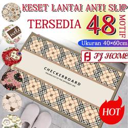 [40x60cm] BELI LOKAL Keset Lantai Nyerap Air MOTIF Modern Anti Slip Keset Kaki/Kamar Tidur