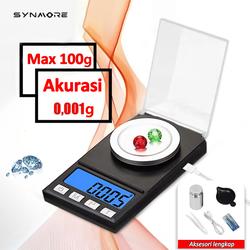Timbangan Digital Perhiasan Emas Mini Pocket Scale USB Charge High-Precision Akurasi 0.001 Gram