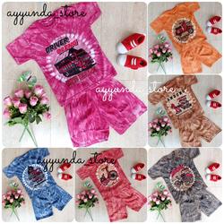 Set Baju & Celana Anak khas Jogja Bahan Kaos Bisa Pilih Warna