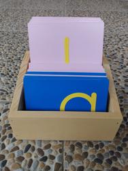 Sandpaper Letter Montessori Lowercase - Mainan Game Montessori Sandpaper Huruf Kecil