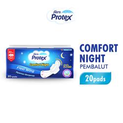 Hers Protex Pembalut Wanita Comfort Night 30 cm 20 pads