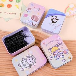 [Skistore] Kotak Penyimpanan Kaleng Mini Karakter Lucu & Unik - Tempat Aksesoris Serbaguna Dengan Tutup Case