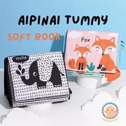 AIPINAI TUMMY SOFT BOOK | Baby playmat | buku kain edukasi bayi