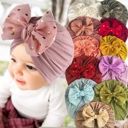 Turban Anak Bayi Usia 3bln-2thn Model PITA BESAR Import Polos Ribbon