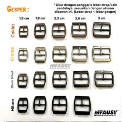 Gesper Sandal Wanita Birken Gesper Kotak Gesper Tusuk Pengait Sandal  Gesper Wanita Wedge Sandal Sandal jepit