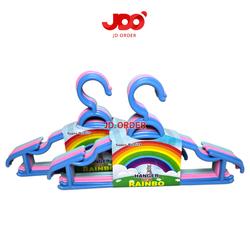 1 Lusin (12Pcs) Hanger Dewasa Plastik Tebal Rainbo Premium Gantungan Baju