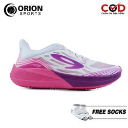 910 NINETEN SEPATU RUNNING HAZE VISION 1.0 -PUTIH/UNGU/MERAH MUDA - 39