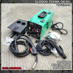 MESIN LAS MIG 130 A CO2 TANPA GAS WELDING MIGi GASLESS JAPAN - RSK MIG 130, Standard FREE ONGKIR
