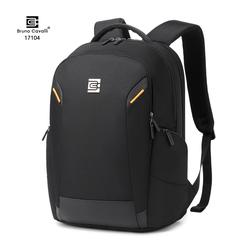 Bruno Cavalli Forte s 17104 Tas Ransel Laptop Gratis Rain Cover Canvas Tas Punggung Laptop ransel  cowok