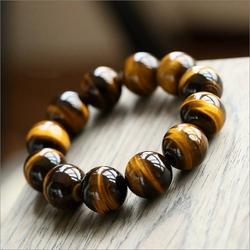 bull eye stone bracelet ( tiger eye red 