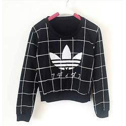 crop top adidas hoodie