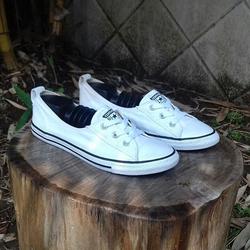 converse white laces