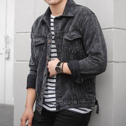 jaket denim black