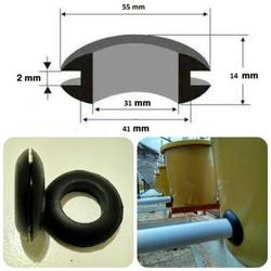 Heat-Resisting Wear-Resisting for Hydraulic Pipes Gas Air Lightweight Rubber Hole Grommet Durable Rubber Grommet Heat-Resisting Wear-Resisting for Hydraulic Pipes Gas Air Lightweight Rubber Hole Grommet Durable Rubber Grommet