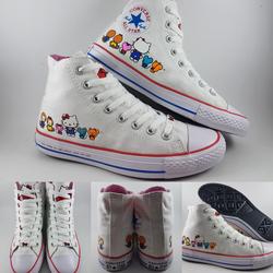 hello kitty converse white