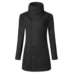 high neck winter coat