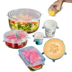 12pcs Heat Resistant Silicone Stretch Lids Food Wrap Bowl Pot Pan Cover 12pcs Heat Resistant Silicone Stretch Lids Food Wrap Bowl Pot Pan Cover
