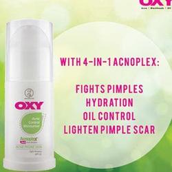 oxy acne control moisturizer spf15 pa 