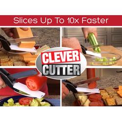 Clever Cutter Pisau Gunting Sayur Dengan Tatakan - Search Best 4K
