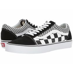 mix checkerboard vans