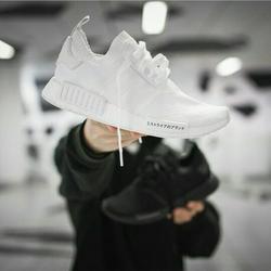 adidas originals nmd trainers in triple white