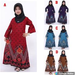 Baju gamis anak batik