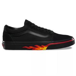 vans old skool sparkle flame