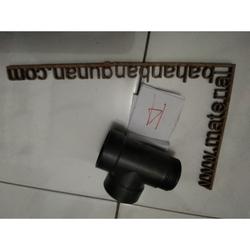 tee jet pump drat dalam luar 1inch PVC hitam fitting saluran pipa air