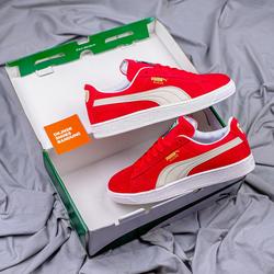 puma suede red zone