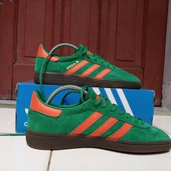 adidas spezial green trainers