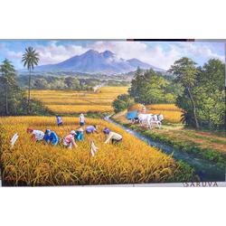 Jual Lukisan Panen Raya Di Jawa Barat Harga Terbaru 2021