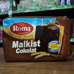 Biskuit Roma Malkist cokelat crackers 120 gram 6.000/bungkus
