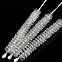20cm Sikat Sedotan Stainless Steel Brush Tebal Straw Cleaner Reusable
