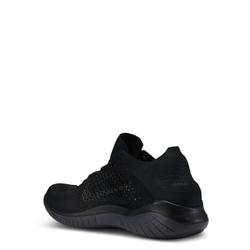 nike free rn flyknit triple black