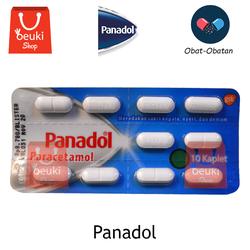 Panadol Obat Meredakan Demam & Rasa Nyeri atau Sakit Kepala - 10Tablet