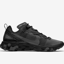 nike react element 55 all black