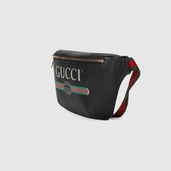 Jual Gucci Print Leather Belt Bag Model 
