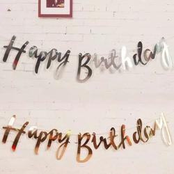 FLAG BANNER HAPPY BIRTHDAY