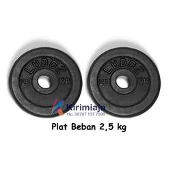 2.5Kg Plat Beban Dumbell Besi Cast Iron Plate Barbell 2,5kg barbel