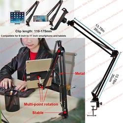 Universal Smartphone Tablet iPad iPhone Bracket Bed Desk Table Holder