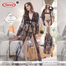 Jual Lingerie Kimono Transparan Model Desain Terbaru Harga August 2021