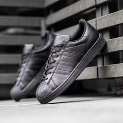 adidas superstar black and white harga