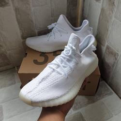 new yeezys white