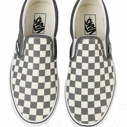 grey check vans