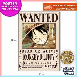 Jual Poster Buronan One Piece Terbaik Harga Murah July 2021 Cicil 0