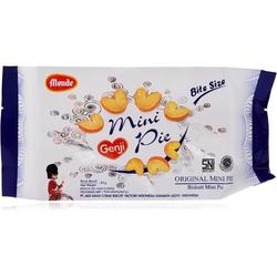 Monde Genji Mini Pie Original 50gr - Biskuit Mini Pai