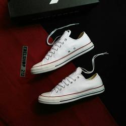 converse all star low leather optical white